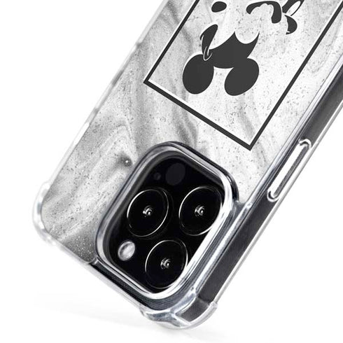 Disney Mickey Mouse Shape on Marble iPhone 16 Pro MagSafe Case